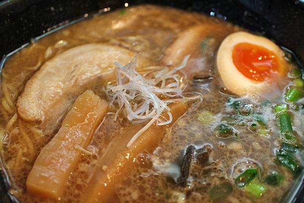 istock Niboshi (dried sardine) ramen in Kurashiki, Japan 2209909323