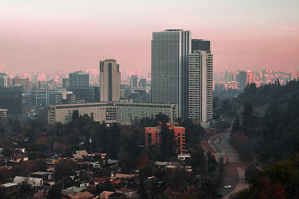 istock Santiago, Chile, at sunset 2209916022
