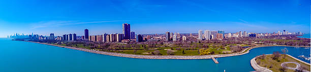 istock Chicago Montrose Harbor Drone Views 2209933086