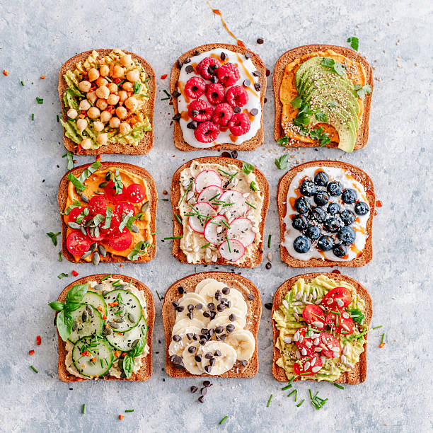 istock Selection of colorful toasts 2209936175