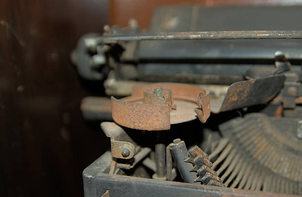 istock beautiful old typewriters and keys 2209956928