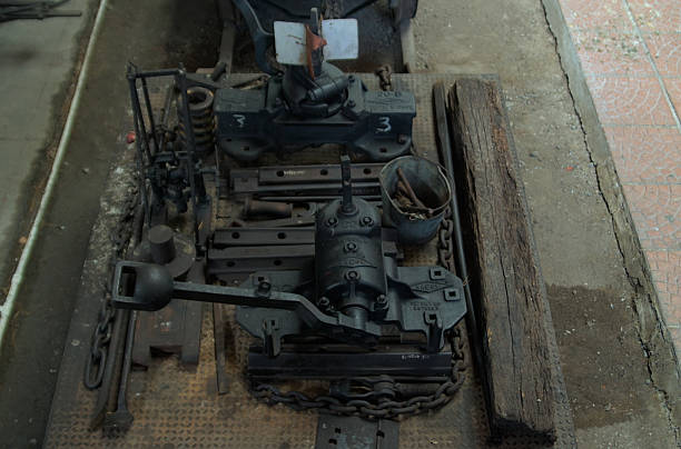 Used metal articles for locomotives