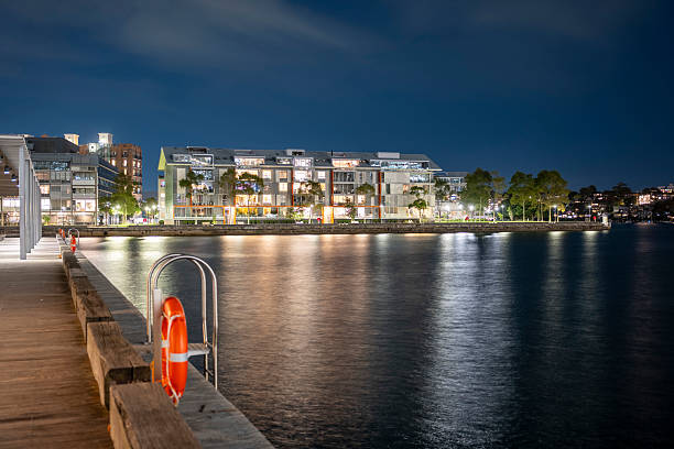 Darling Harbour Waterfront in Sydney, Australia