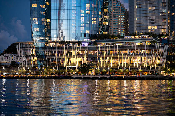 Darling Harbour Waterfront in Sydney, Australia