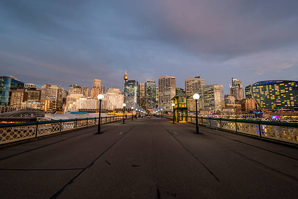 istock Dusk time in Central Business District in Sydney, Australia 2209968178