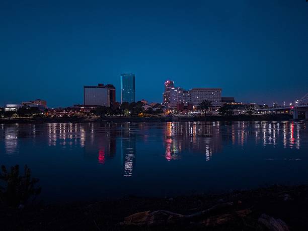istock Little Rock Arkansas Skyline Along the Arkansas River 2209974982