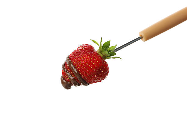 istock PNG, Strawberry with chocolate isolated on white background 2209981488