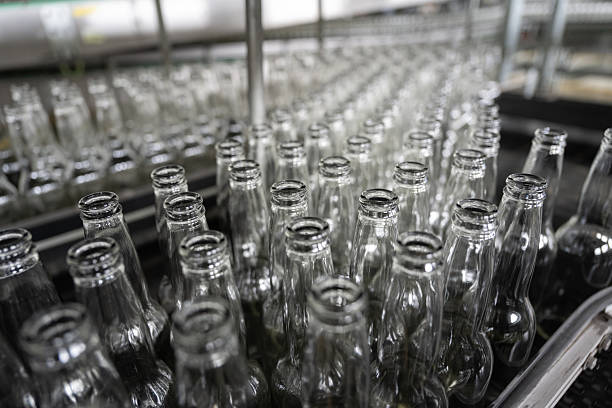 istock Automated production line for glass bottles 2209983145