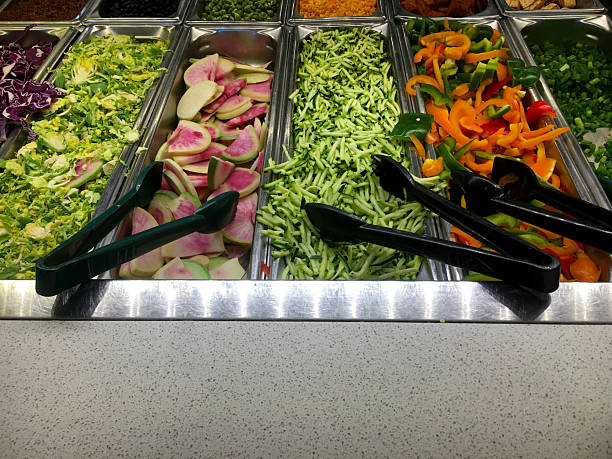 Fresh Salad Bar Ingredients