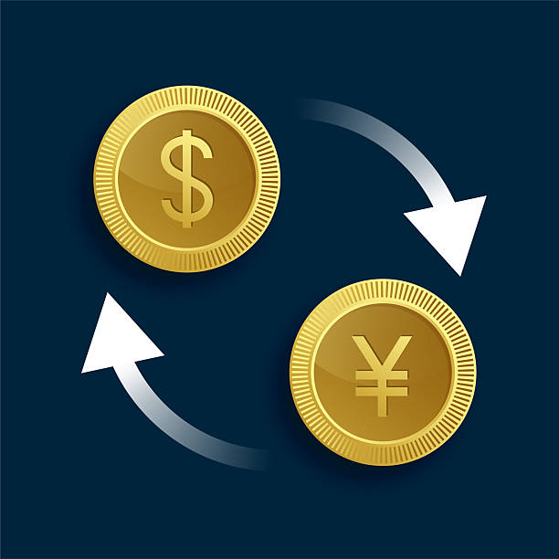 istock foreign exchange dollar to yen golden symbol background 2209994850