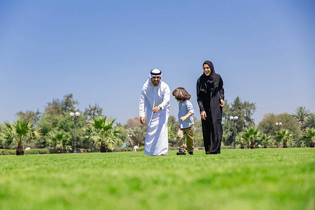 istock Arab family enjoying their leisure time in park. 2209998231