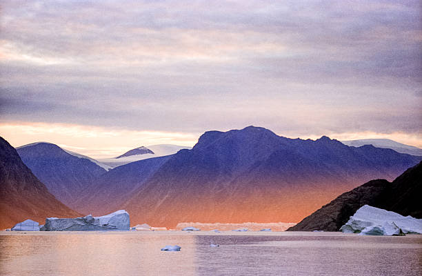 In Antarctic Sund fjord, Northeast Greenland