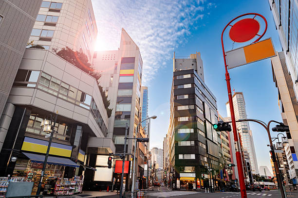 istock Tokyo buildings in beautiful sunlight 2210012049