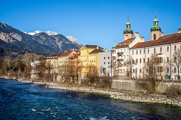istock Innsbruck Cathedral at the Inn river 2210015207