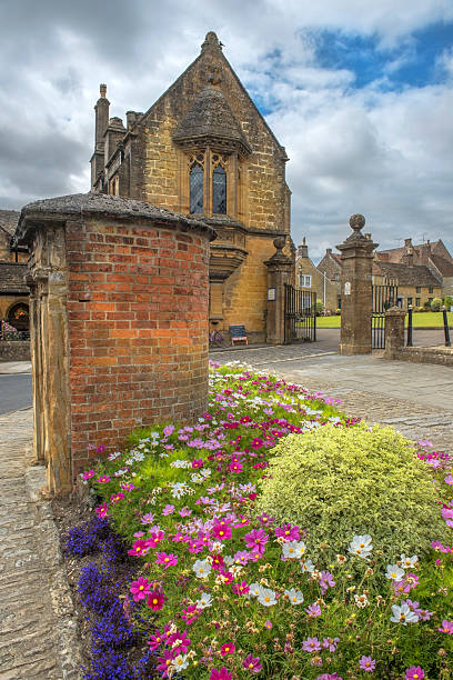 istock St Johns Almshouse in Sherborne abbey, Dorset, UK 2210015518