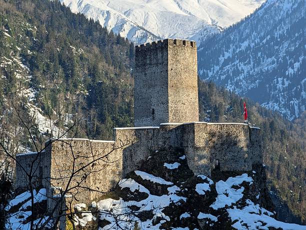 Zilkale, locally known as Zil Castle, stands as a striking remnant of late Byzantine ingenuity. This formidable fortress once served as a vital hub along the historic Silk Road, offering refuge to caravans, storage for provisions, and a fortified stronghold for the region. Even today, its service areas are still discernible through exhibition texts.