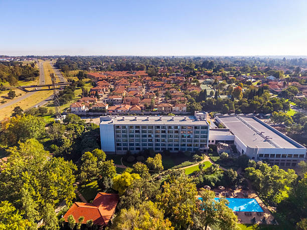 istock Tourist Hotel Along The Vaal River 2210017567