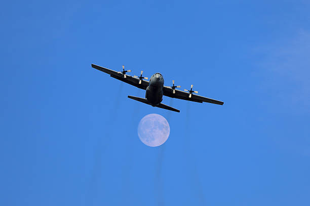 istock C130 Hercules in the sky 2210026888