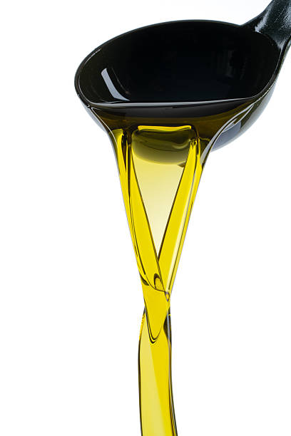 istock Organic olive oil on white background 2210036725