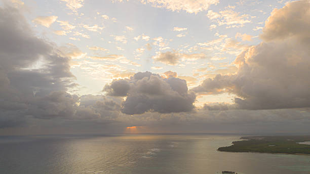 istock Aerial view of a sunrise over Bavaro Beach 2210045063