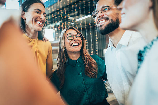 istock Cheerful team in the office 2210052055
