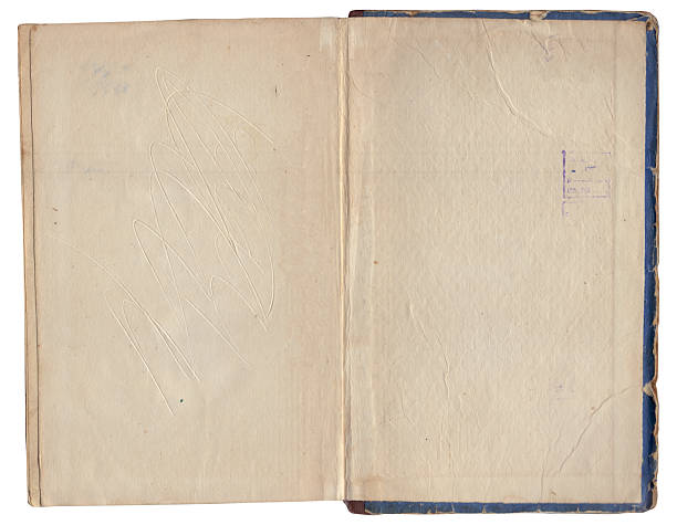 istock Vintage empty background of old book paper texture isolated 2210059939