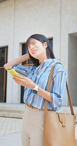 istock businesswoman late for work worry 2210060456