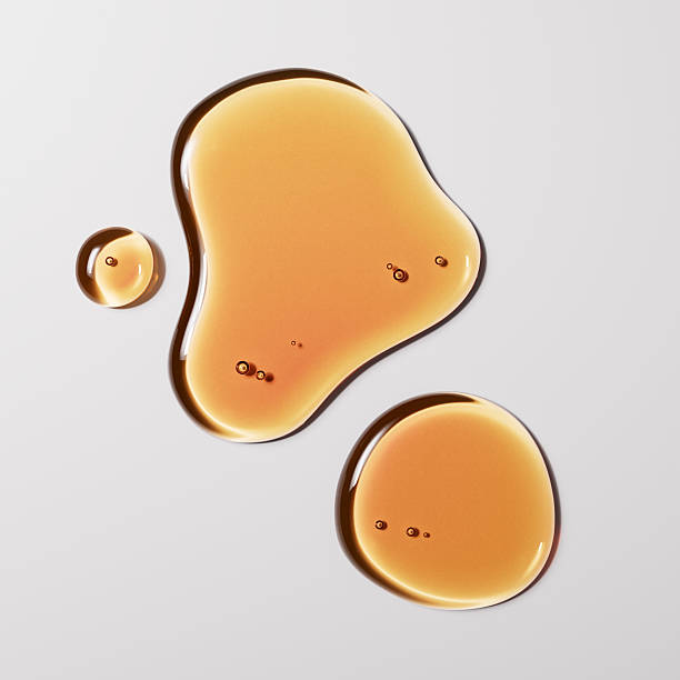 istock Rosehip seed oil drops, liquid texture facial oil. 3d rendering 2210070775