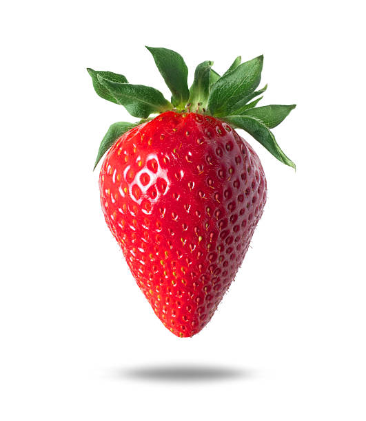 istock Strawberries in high resolution isolated on white background 2210076078