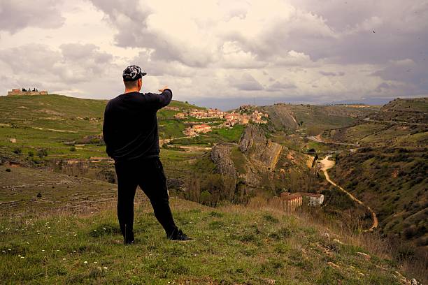 istock Person in nature enjoying the scenery 2210087119