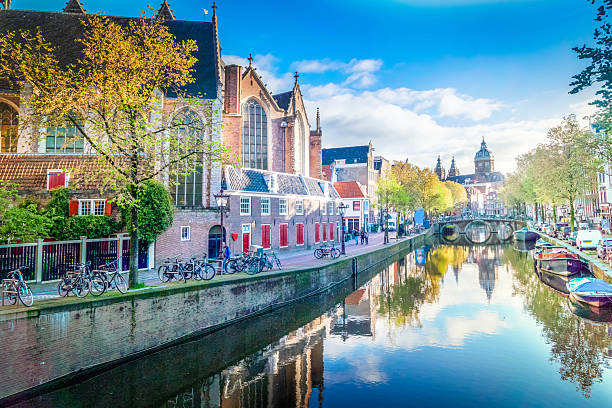 istock Houses of Amstardam, Netherlands 2210091403