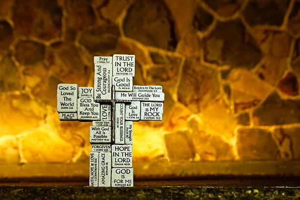 istock Cross of God's Words 2210098649