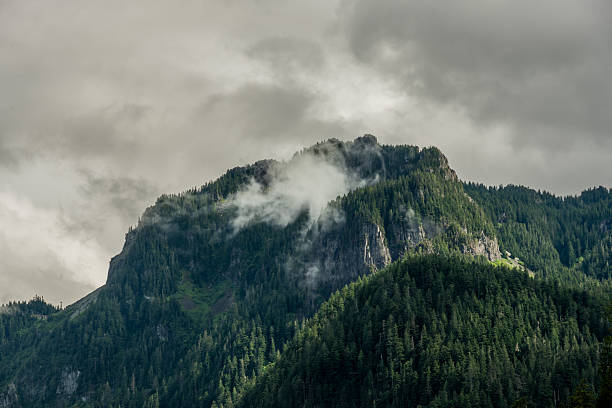 istock Patch of Fog Hangs In A Low Patch On Mother Mountain 2210107979