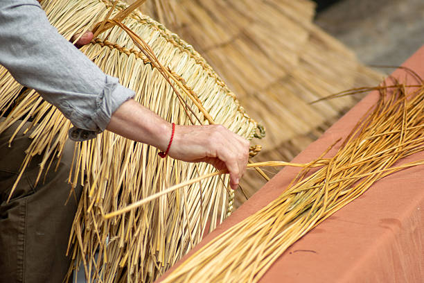 istock artisan hands crafting coroza straw cape 2210113733