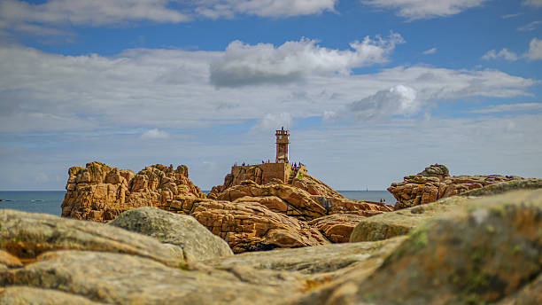 istock A small lighthouse off Brehat Island, Brittany, France 2210114520
