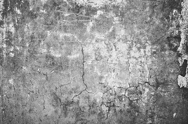 istock Texture background gray wall with cracked grunge plaster 2210116181