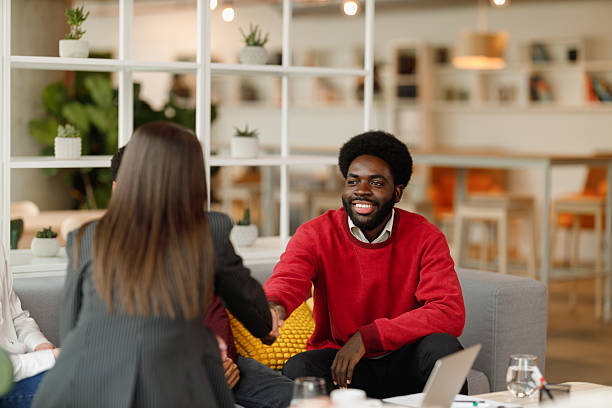 istock Business Handshake in a Collaborative Meeting 2210130719