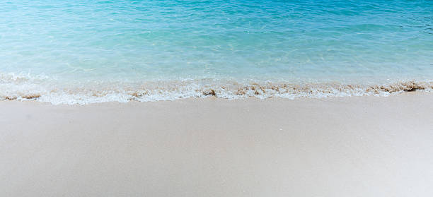 istock view of turquoise ocean wave reaching the sandy beach 2210133455