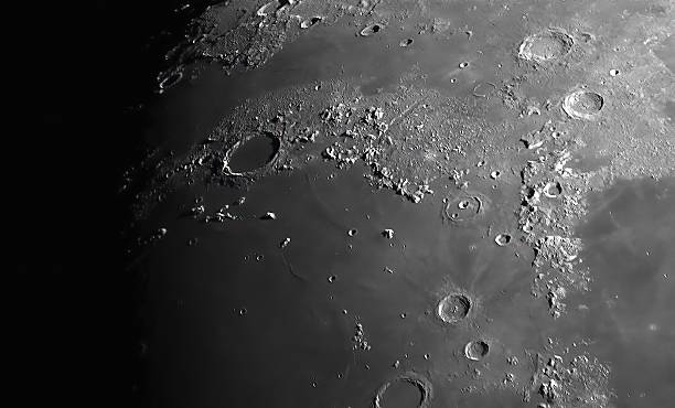istock Montes Alpes and the Plato Crater 2210157529