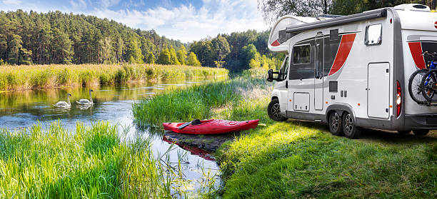 Holidays in Germany - summer recreation at the river