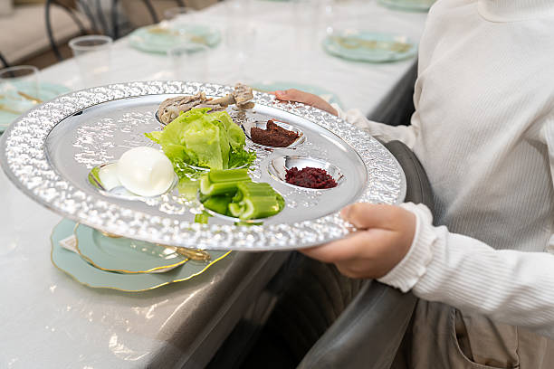 istock Celebrating Passover With a Traditional Seder Plate. 2210168249