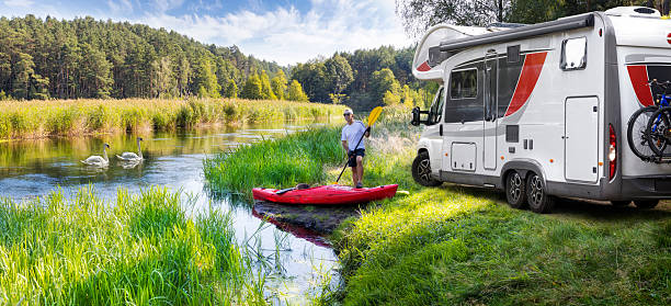 istock Summer holidays at the river 2210170438