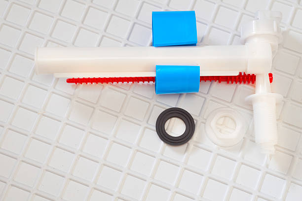 istock Plumbing sewerage. Flush mechanism, siphon fittings 2210180365