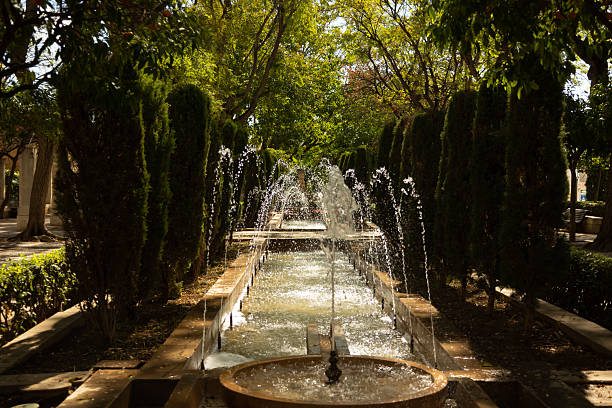 Palma de Mallorca, Spain - March 4, 2025 - S'Hort del Rei Garden in Palma