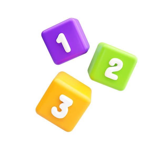 istock 3D Floating Colorful Number Blocks for Early Learning 2210183140