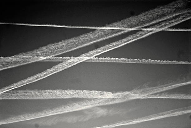 istock Chemtrails in the sky 2210184606