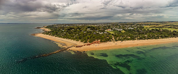 istock Red Rocks Beach, Phillip Island, Australia.  Aerial Shots. 2210188884