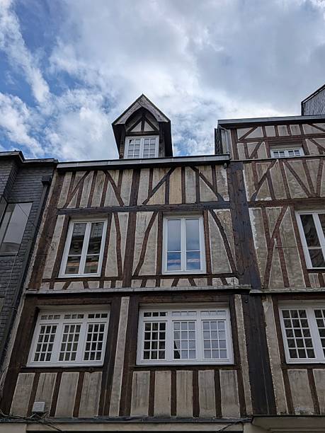 istock Medieval wooden houses 2210193353