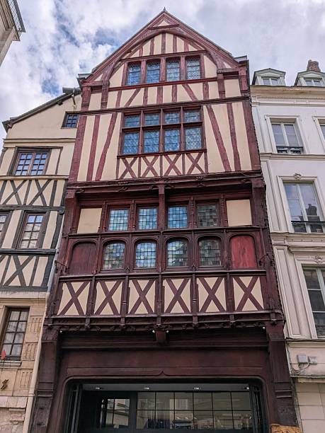 istock Medieval wooden houses 2210193385