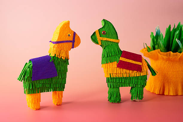 istock Colorful handmade paper crafts for Cinco de Mayo 2210201285